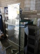 *Fifty Three Assorted Silvered Clear Polished Edge Mirrors (Pre-Drilled)