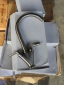 *Box Containing Ten Swan Neck Monobloc Taps with B