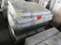 *Seven 100x800mm White Shower Trays