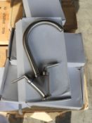 *Box Containing Ten Swan Neck Monobloc Taps with B