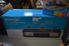 *Sensiohome Triple Cooker Slow Cooker