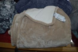 *Velvet Sherpa Blanket