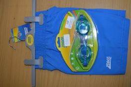 *Pair of Zoggs Goggle and Swim Shorts
