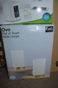 *Ovo 2pk Chrome Tbl Lamps