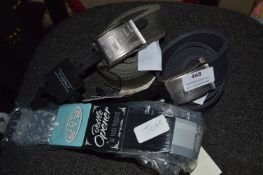 *Three O'Neill Gents Canvas Belts Size:Adjustable