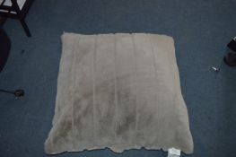 *Printed Faux Fur Cushion