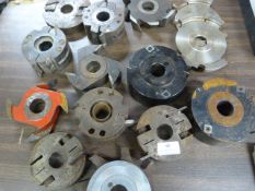 Job Lot of Assorted Spindle Moulder Cutters