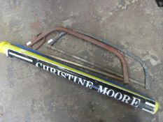 *Set of Drain Rods and Two Saws