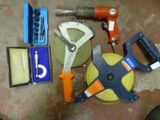 30m Tape, 50m Tape, Pneumatic Tool, etc.
