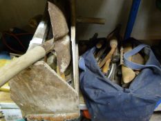 Holdall and a Toolbox Containing Assorted Tools