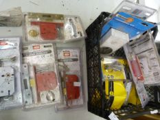 *Box of Mortise and Cylinder Locks, Doorbell Kit, e