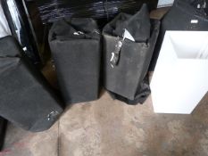 *Four Cloth Covered Perspex Boxes with Internal LE