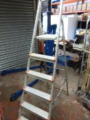 Five Tread Aluminium Steps