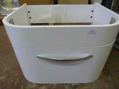 White Bathroom Unit with Drawer