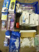 Two Boxes of Bathroom Fittings Including Taps, Val