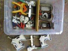 Box of Assorted Clamps