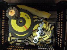 *Box of Grinding Discs, Wire Brushes, etc.