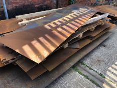 *Pallet of Assorted Steel Plate - Mixed sizes