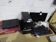 *HP Desktop Computer with Windows 7 Pro OS, Flat S