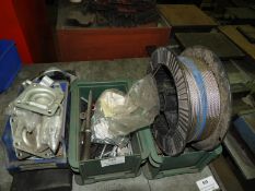 *Assorted Stainless Steel Fittings, Rope, Tie Down