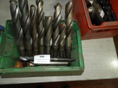 *Box of Ten Assorted Morse Taper Drill BIts