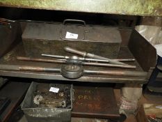 *Toolbox Containing Assorted Open Ended Spanners,