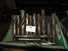 *Ten Mixed Morse Taper Drill Bits