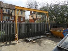 *Portable A-Frame Lifting Gantry 4.3m wide, 3.3m high