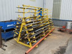 *Two Sided Round and Flat Bat Storage Rack Contain