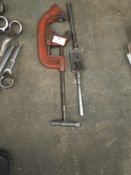 Ridgid Pipe Cutter and a Threading Stock