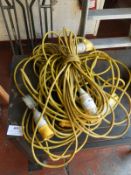 *Three 110v Extension Leads