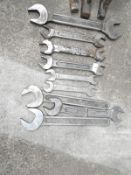 Nine King Dick Open Ended Spanners