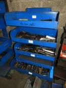 *Five Tier Workshop Trolley with Adjustable Bins