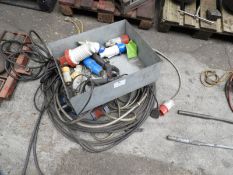 *Assorted Three Phase Extension Leads, Plugs, Sock