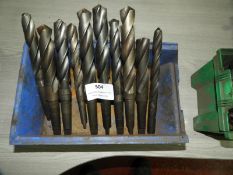 *Box of Ten Assorted Morse Taper Drill BIts