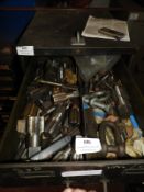 *Contents of Drawer; BSP, UNC and UNF Taps