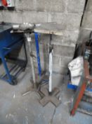 *Feed Roller and Two Welder Stands