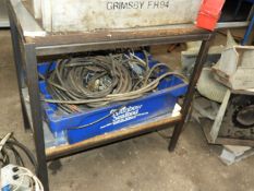 *Steel Bench and a Quantity of Assorted Electric C