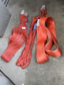 *Three 5 Tonne Lifting Straps