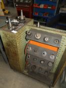 *Tool Trolley Containing 40mm Taper Tool Holders,