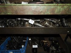 *Tray of 40 International Tool Holders and Tooling