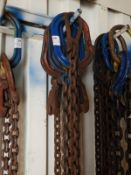 *Three Single Leg Chains