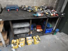 *Engineers Workbench with Steel Plate Top 200x100c