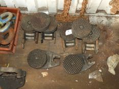 *Four Machine Moving Skates with Turntables