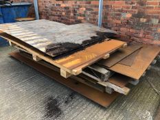 *Pallet of Assorted Steel Plate - Mixed sizes
