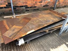 *Pallet of Assorted Steel Plate - Mixed sizes