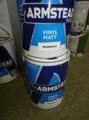 *2x5L of Vinyl Matt Emulsion Magnolia