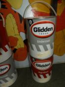 *5L of Glidden High Gloss Poppy and 5L of Glidden