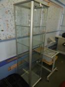 *Large Plate Glass Illuminated Display Cabinet