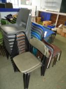 *Twenty Four Assorted Polypropylene Chairs